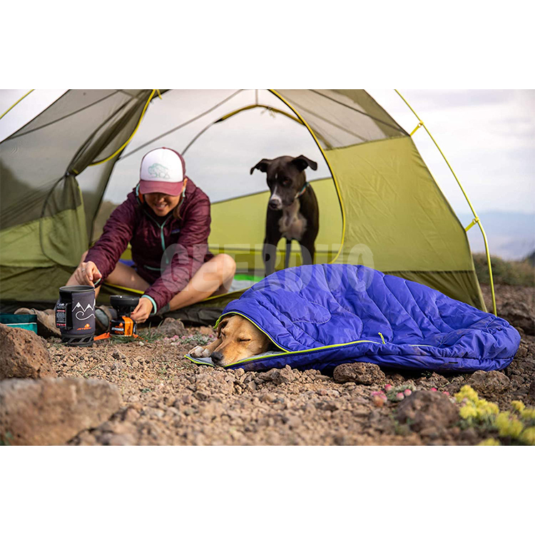 Saco de dormir portátil resistente al agua Highlands Dog para uso en exteriores GRDEE-11
