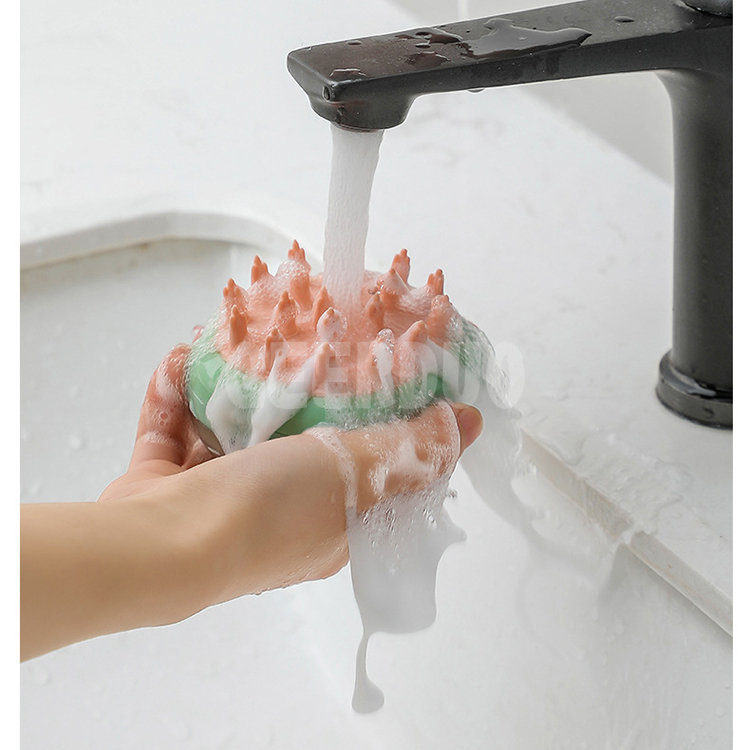 Cepillo de ducha para gatos con dispensador de jabón y champú GRDGT-7