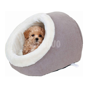 Cueva de cama de felpa para mascotas para gatos/perros pequeños GRDDC-4