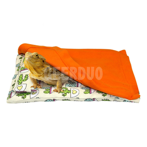Reptil cama para dormir con almohada y manta GRDEE-7
