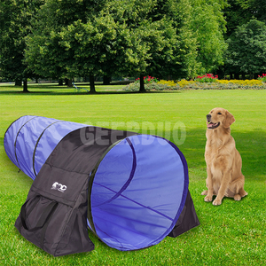 Túnel de entrenamiento para perros al aire libre con saco de arena GRDOP-12