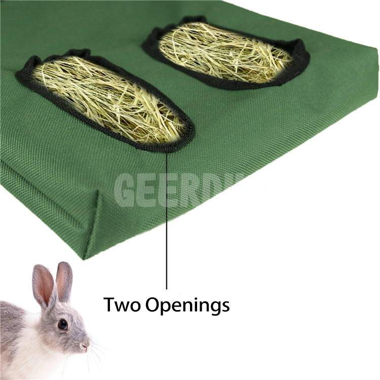 Bolsa de almacenamiento para comedero de heno para conejos y conejillos de Indias GRDBF-2